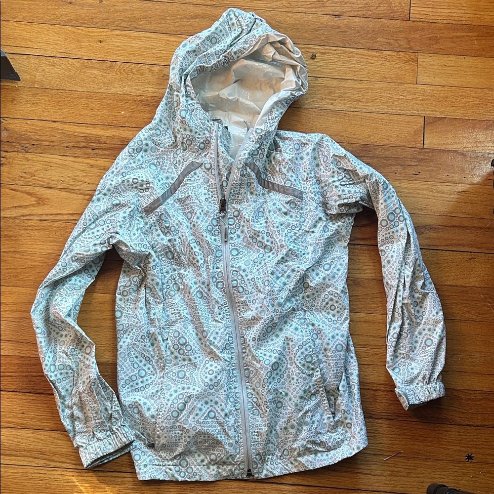Llbean girls rain jacket